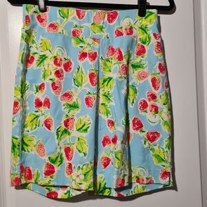 Barbara Erickson Watermelon Print Shorts SZ S